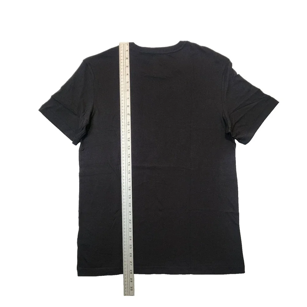 G by GUESS Los Angeles Men's Short Sleeve T-Shirt Size M Jonathan Tee Black/Gold - Picture 2 of 7